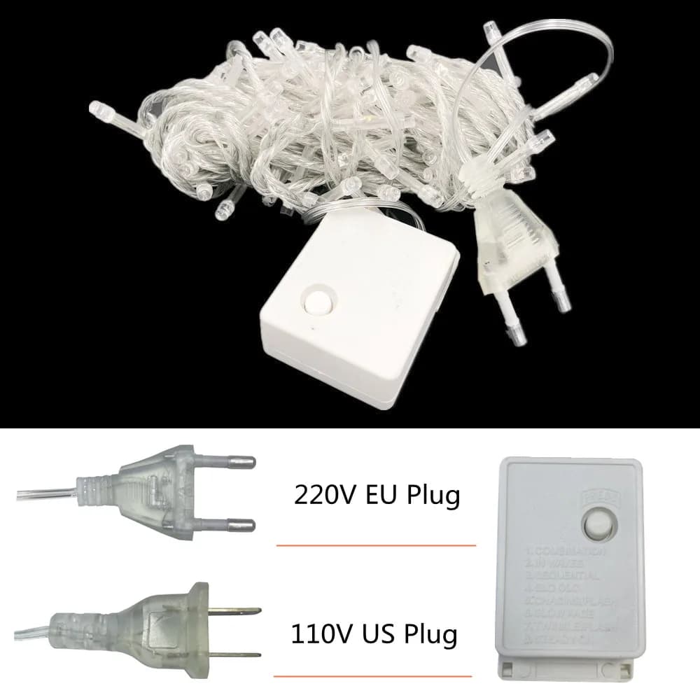 LED String Lights with 8 Modes