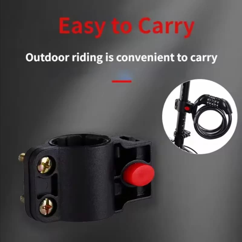 5-Digit Code Cable Bike Lock 1200mm