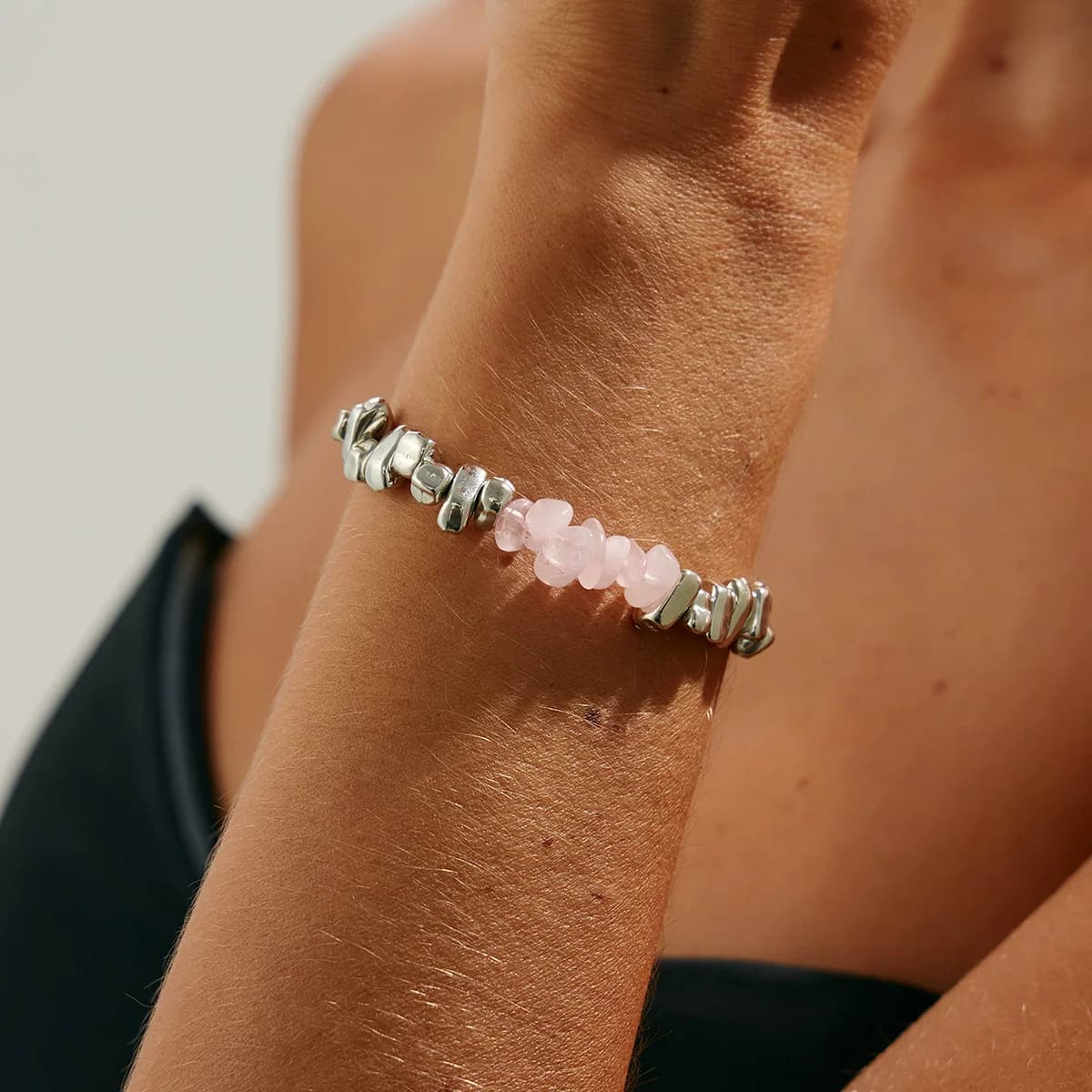 Vintage Pearl Bead Chain Bracelet