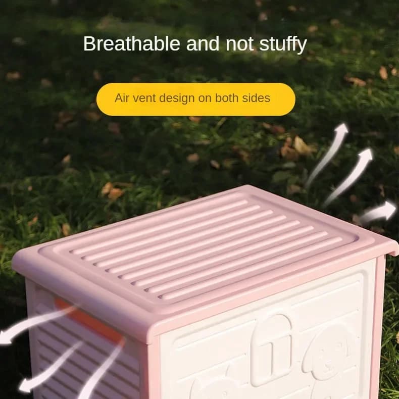 All-Season Pet House with Rainproof Design