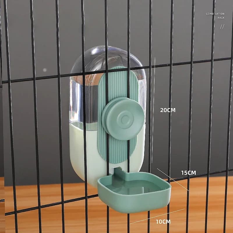 Automatic Pet Cage Feeder and Water Dispenser