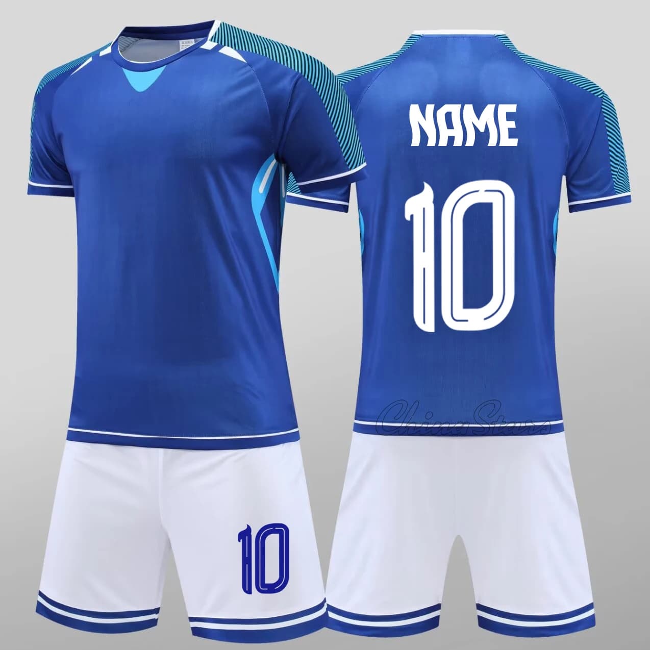Adult and Kids Soccer Uniform Set