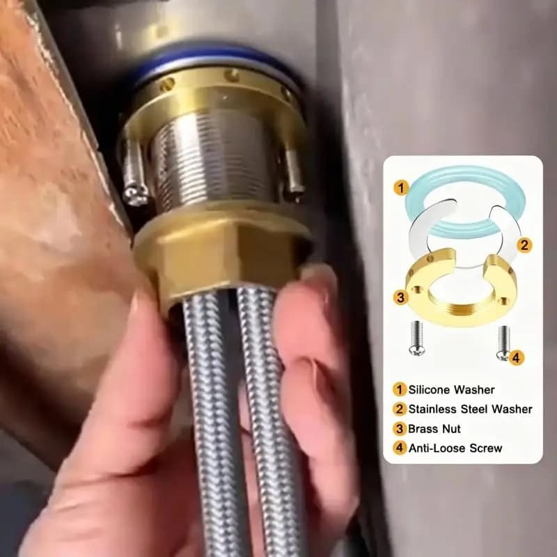 Faucet Sealing Gasket Locking Nut Repair Kit