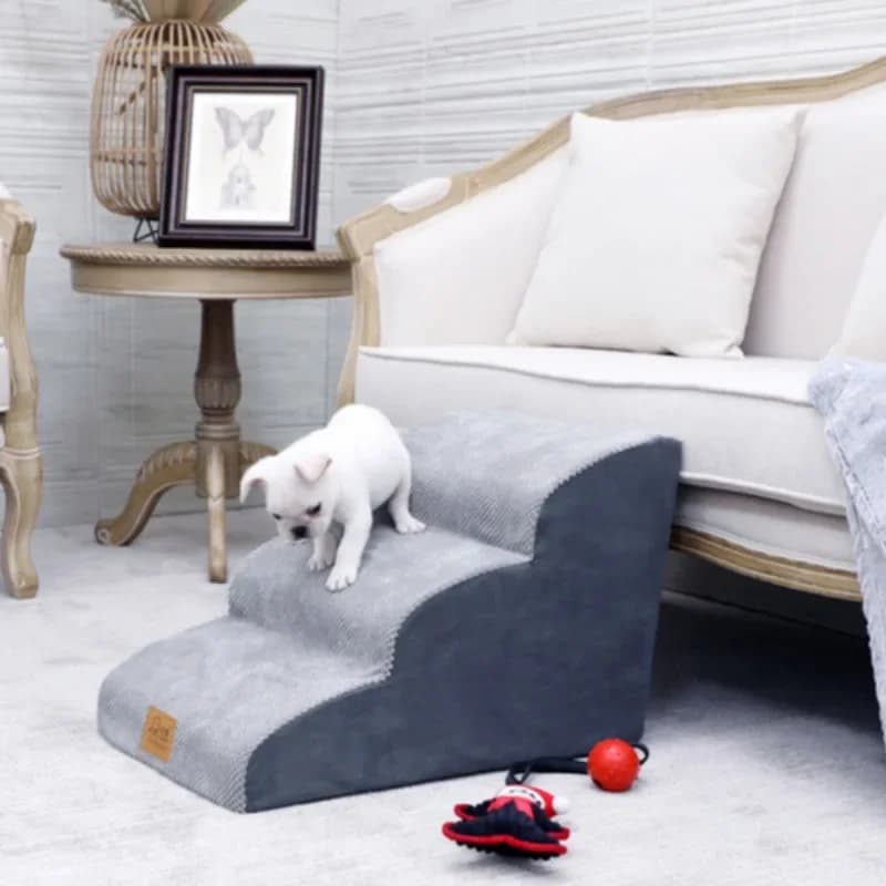 Small Dog Anti-Slip Stairs with Bed