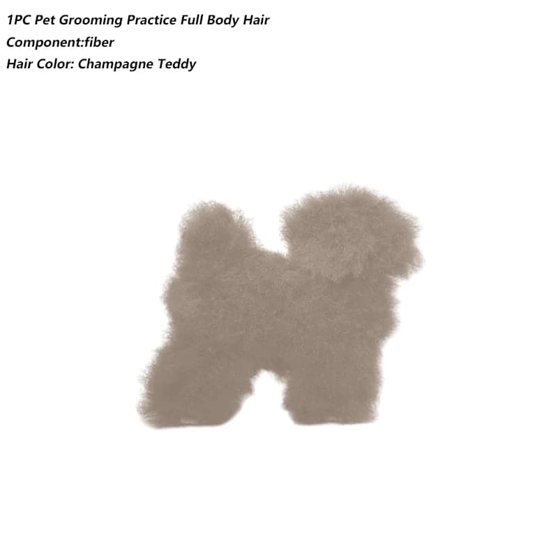 Pet Grooming Training Hair For Dog Model DIY Styling And Scissor Practice Tool B03D