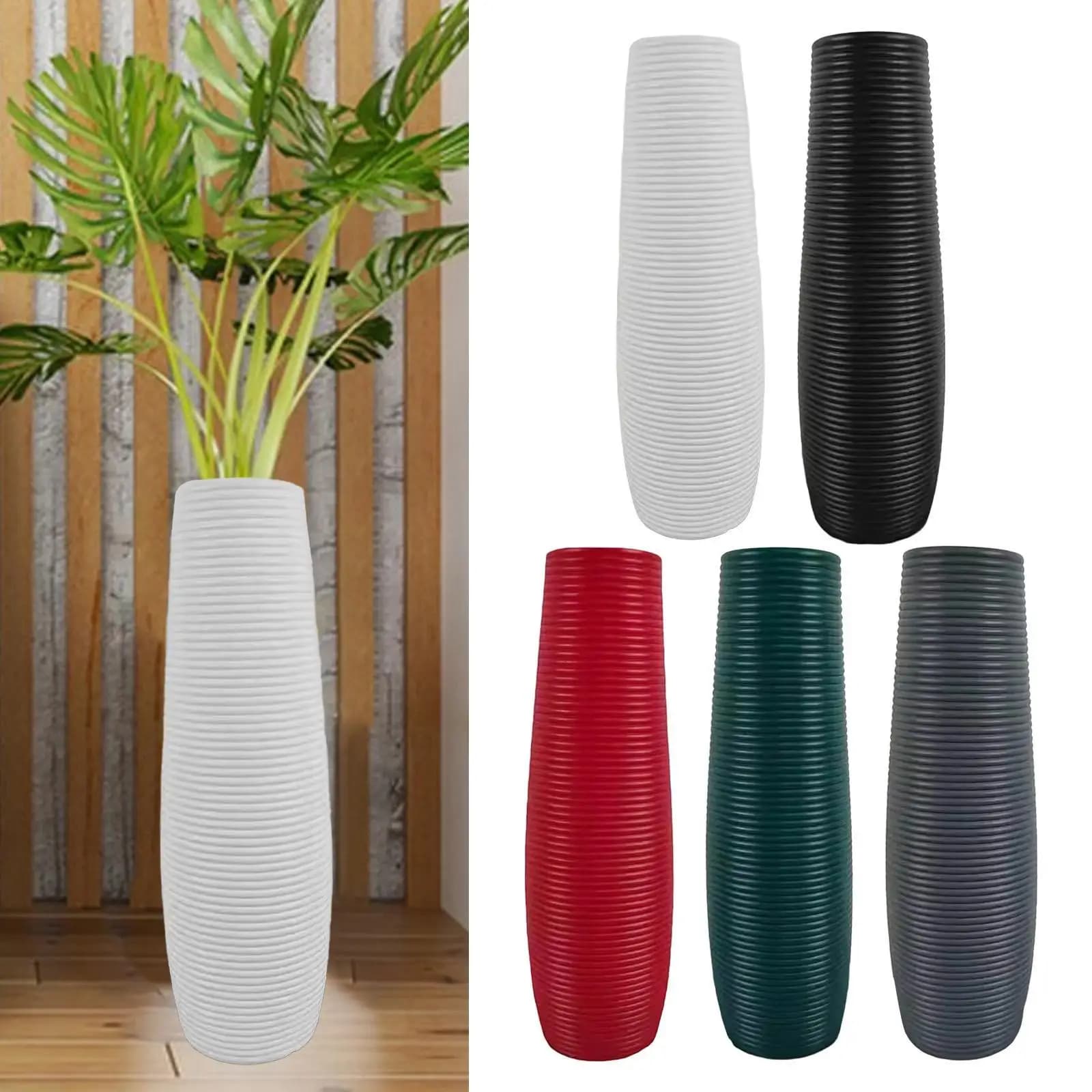 Tall Minimalist Floor Vase