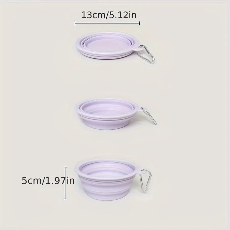 Collapsible Silicone Pet Bowl