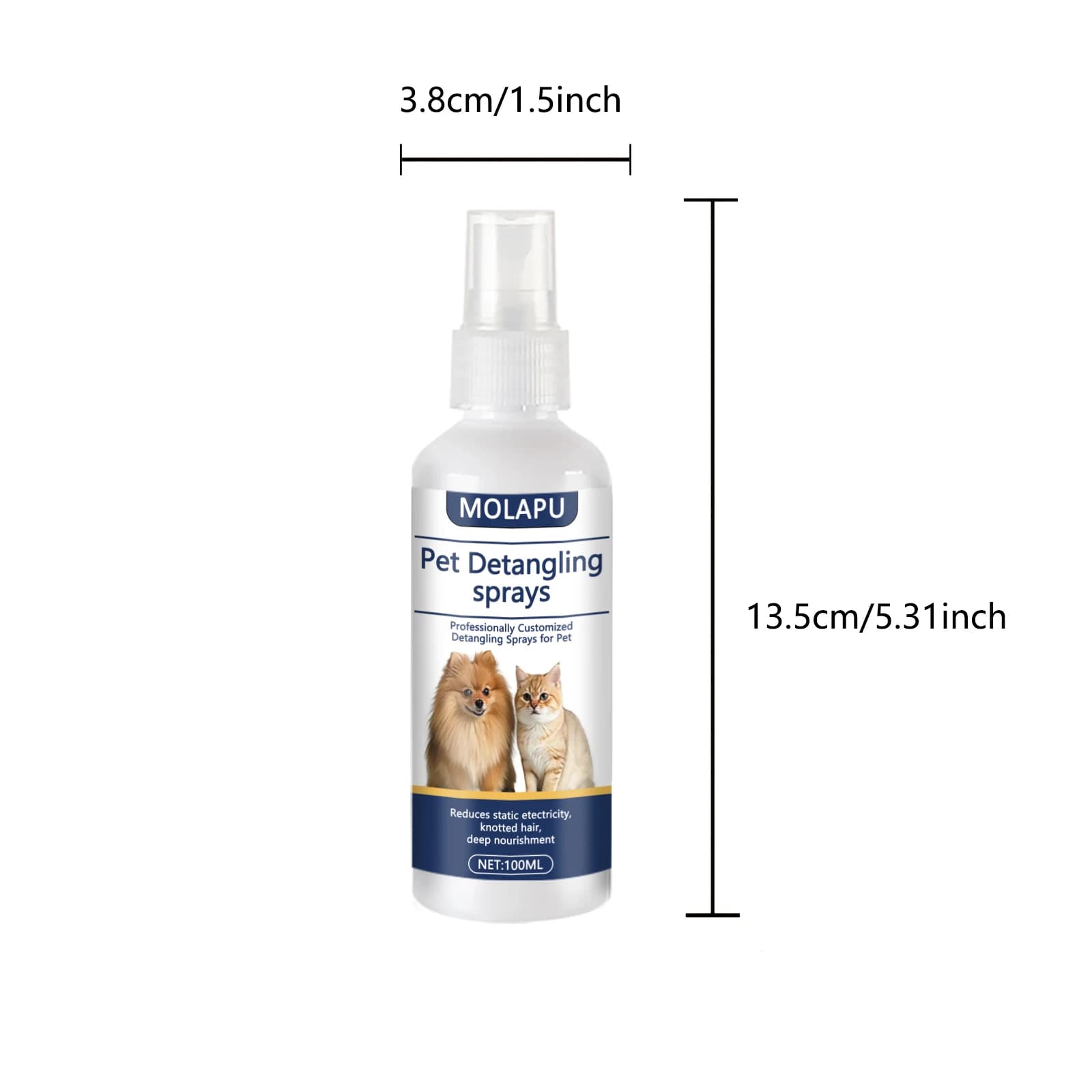 Cat and Dog Hair Tangle Prevention Spray