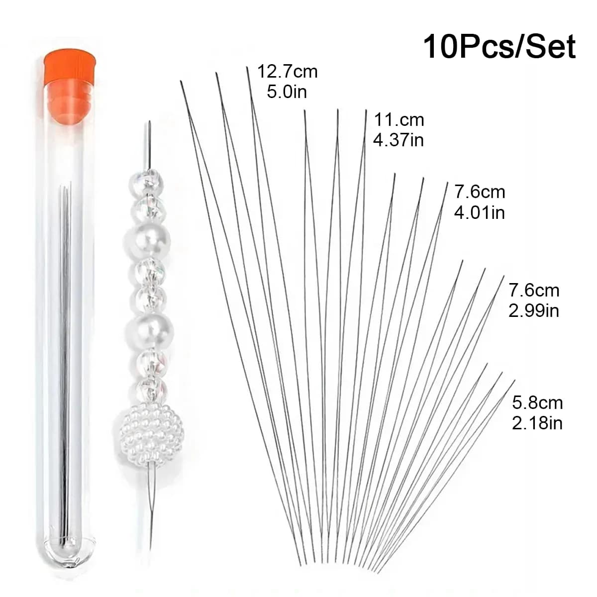 Assorted Open Beading Needles Set
