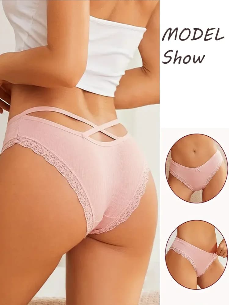 Women's Cotton Briefs Solid Color