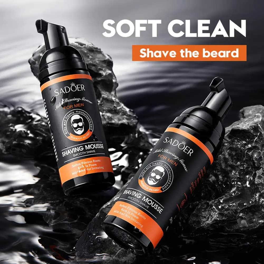 Men's Shaving Cream with Aloe Vera and Vitamin E