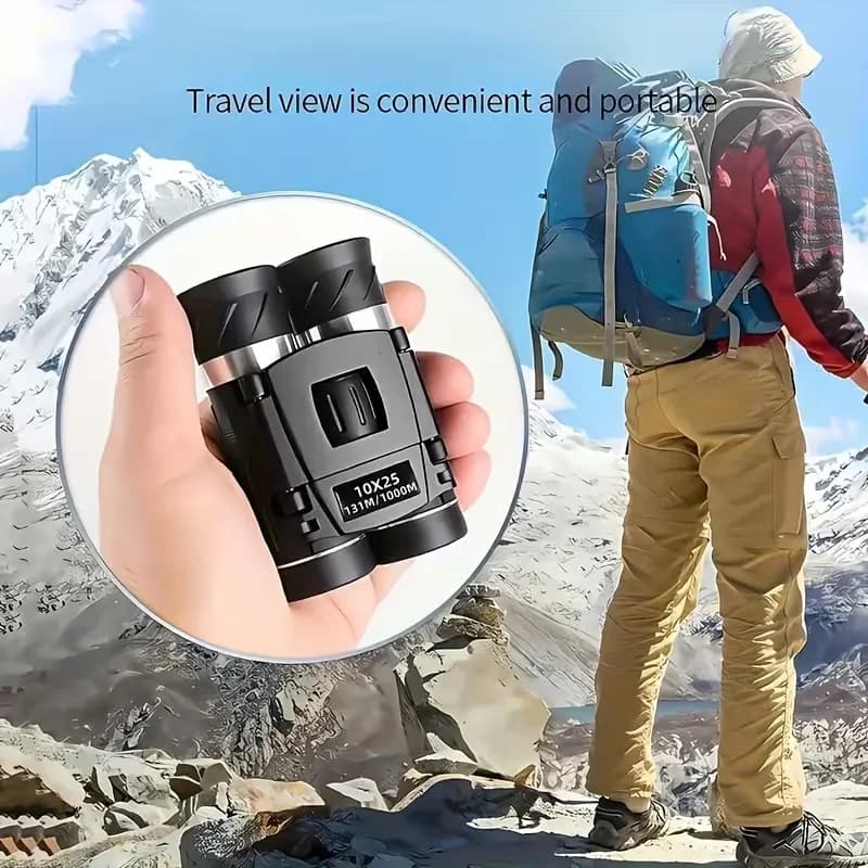 Outdoor 10x25 Binoculars for Camping and Hiking