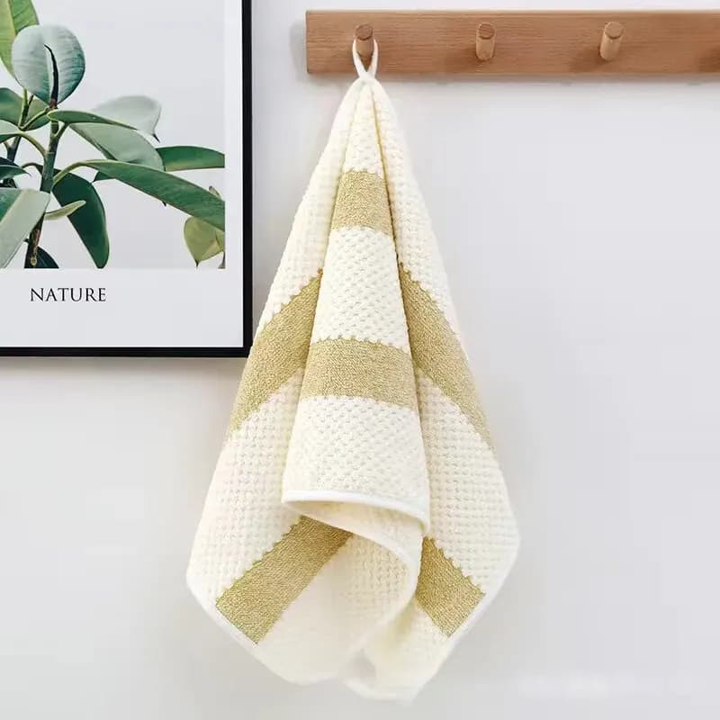 Cotton Bath Towel Washcloth Set