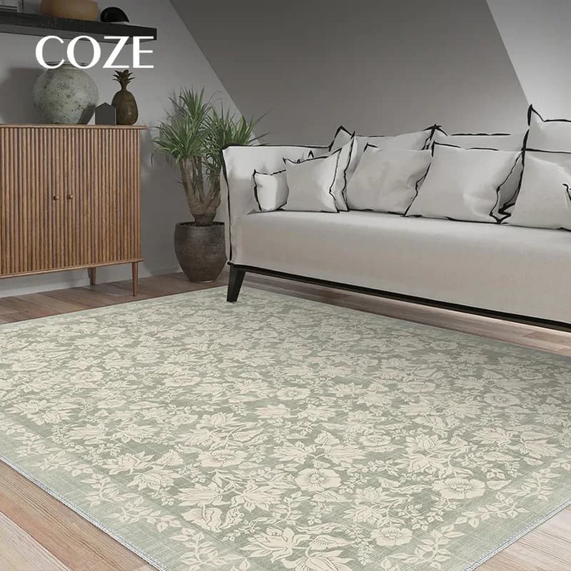 Living Room Bedroom Carpet Large Bohemian Area Rugs Iranian Style Machine Washable Persian Morocco Custom Rugs