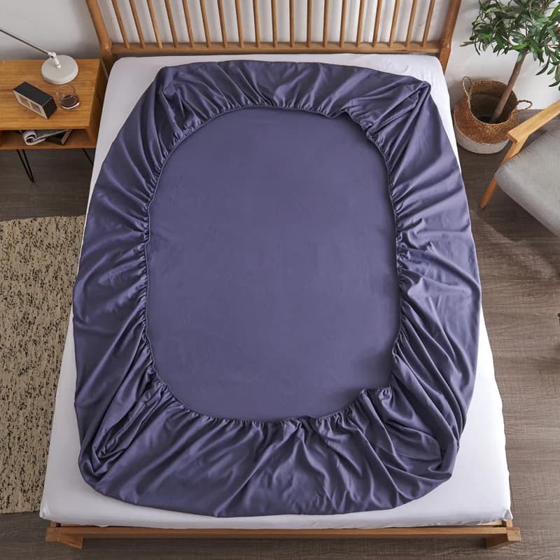 Cotton Fitted Sheet with Elastic Bands