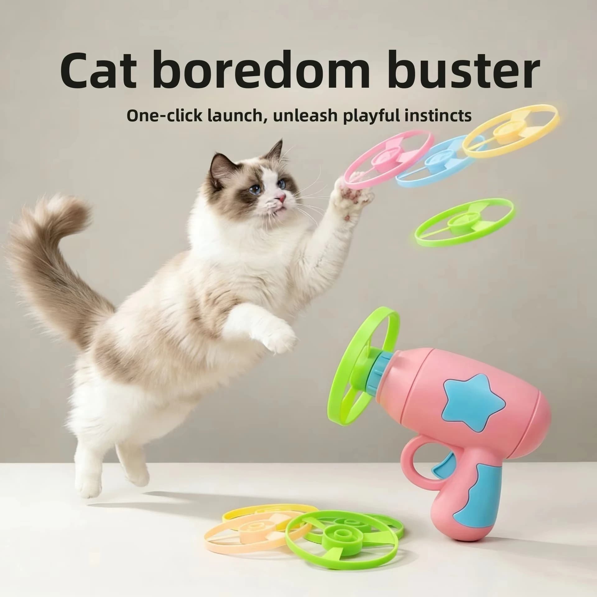 Funny Cat Toys Interactive Teaser Training Toy Kittens Interactive Games Pet Supplies Accessories Toys For Cat New Fashion Toys
