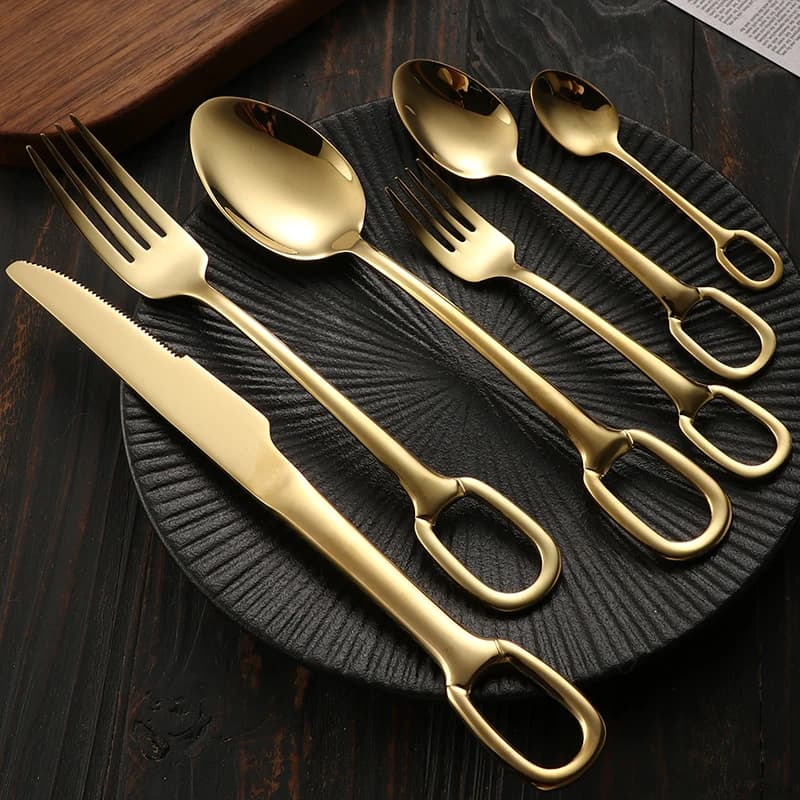 Western Dining Utensils Three-Piece Set
