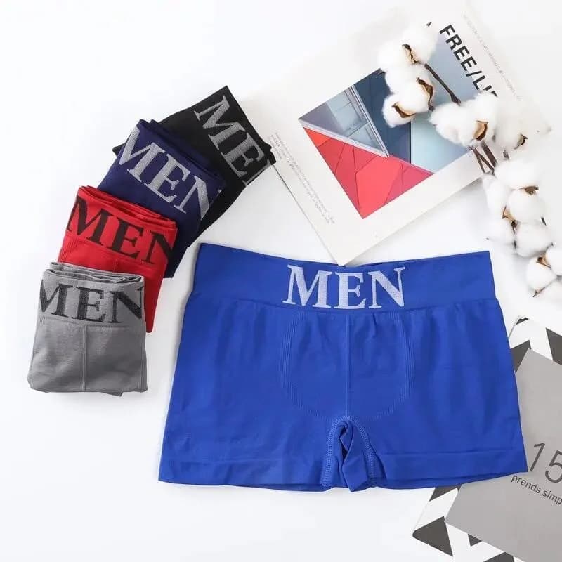 Men's Plain Color Boxer Briefs Pack