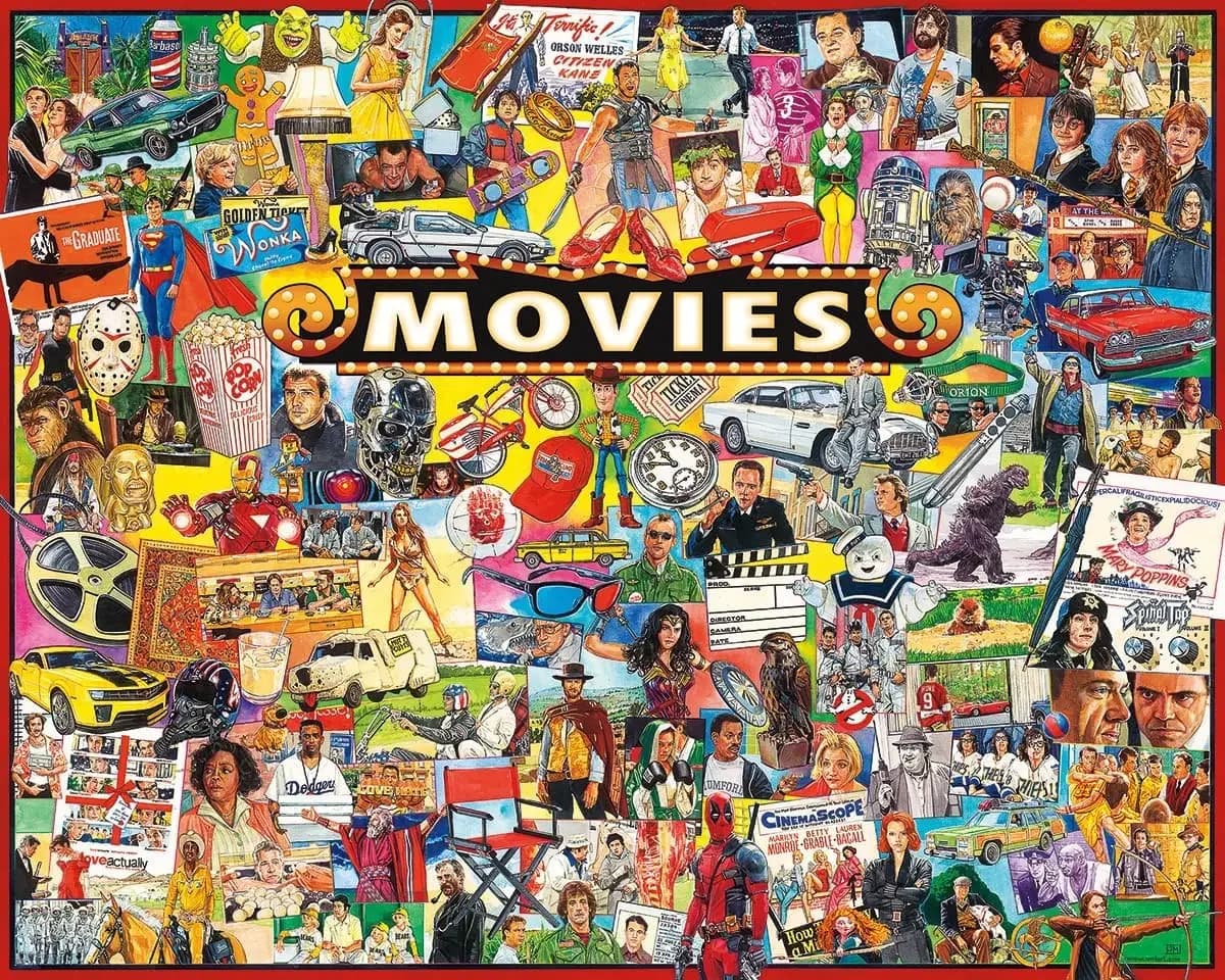 Wooden Movie Jigsaw Puzzle for Adults
