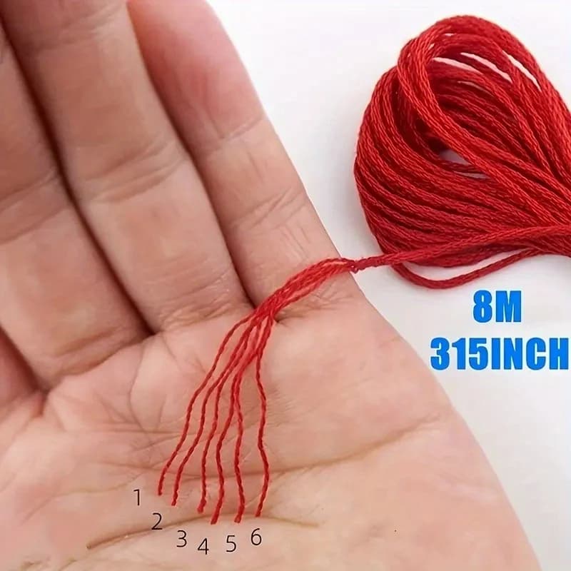 Cross Stitch Embroidery Floss 50-Color Set