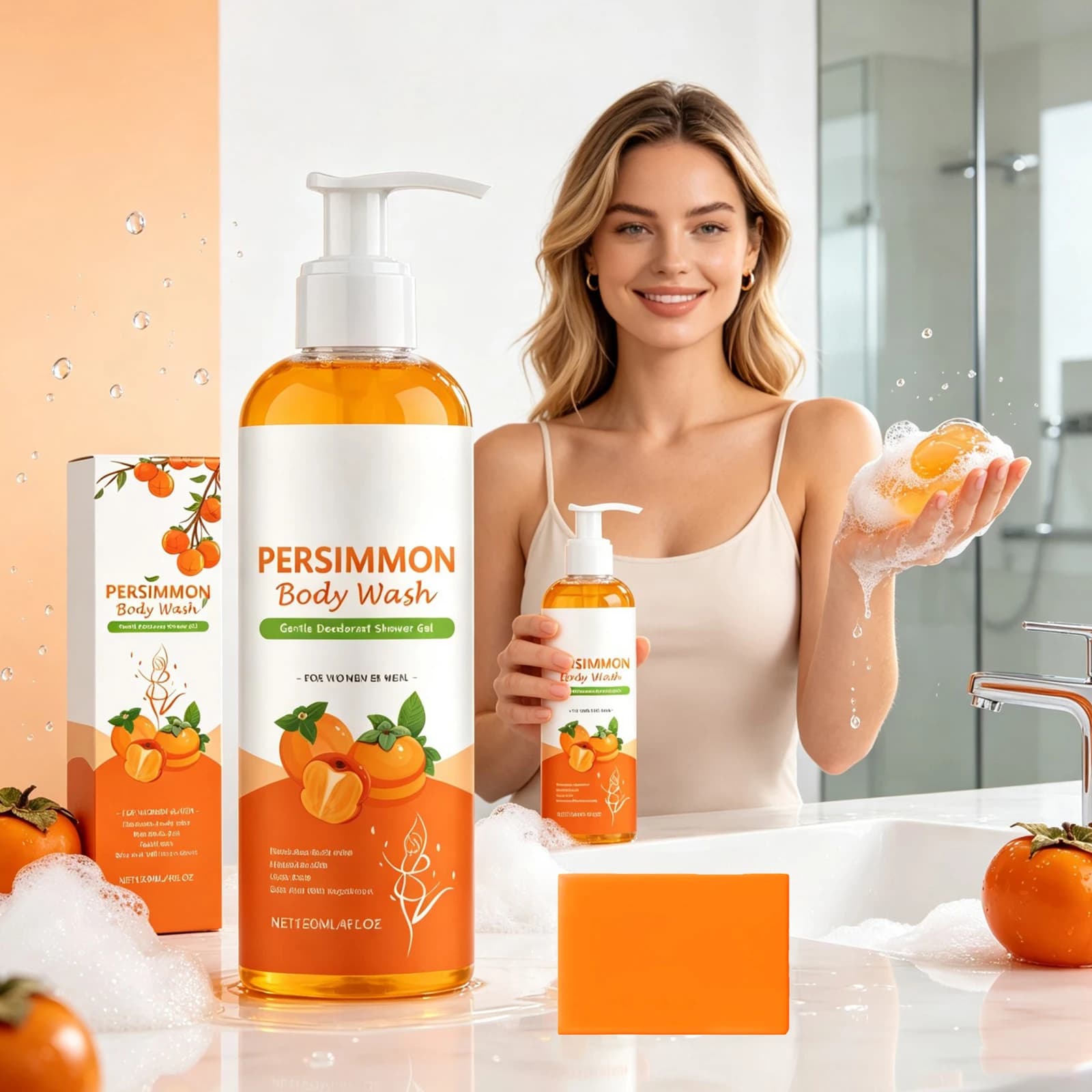 Persimmon Body Wash for Face and Body