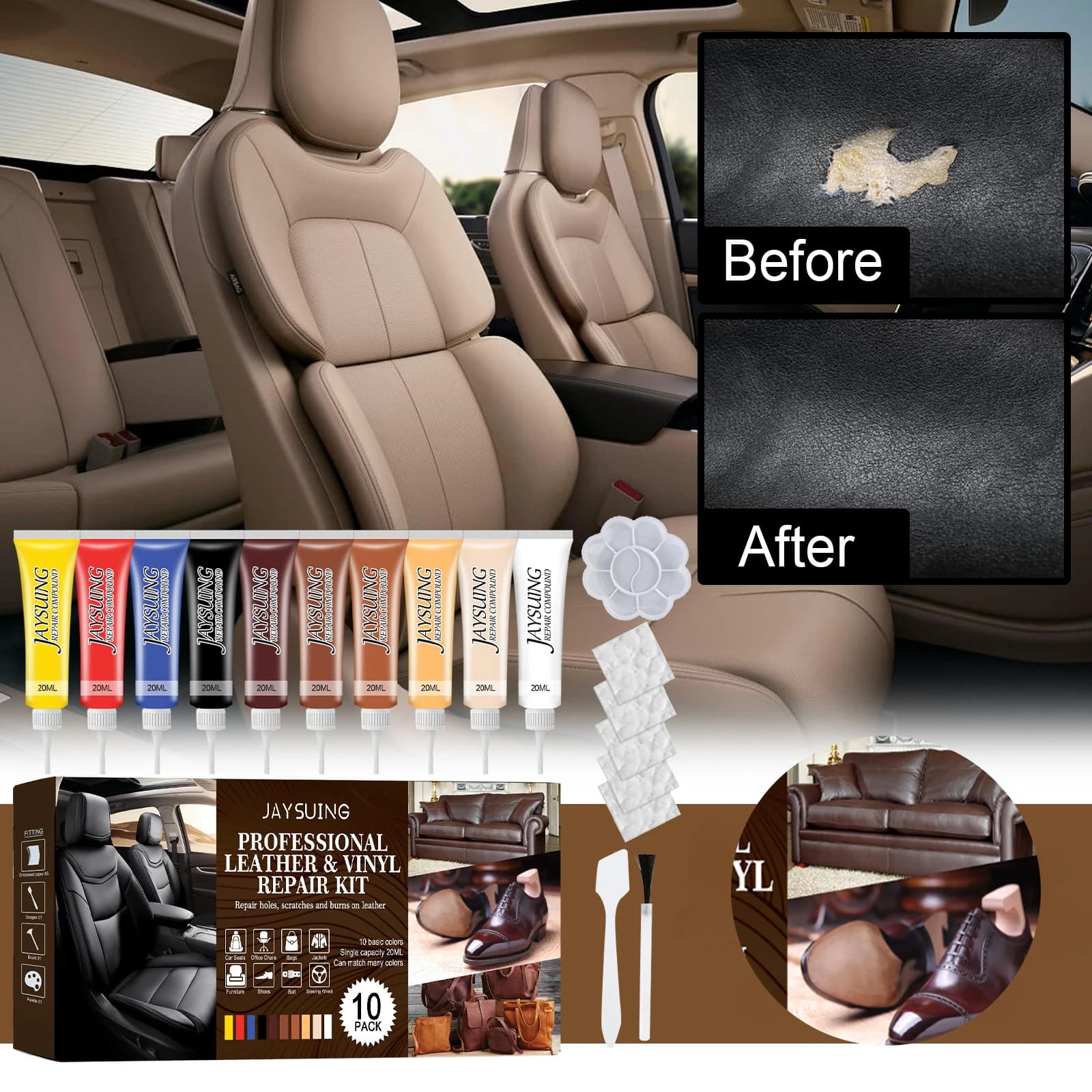 Leather and Vinyl Repair Kit