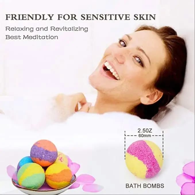 Natural Handmade Bath Gift Set for Kids and Women