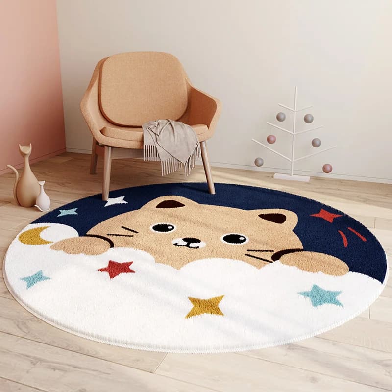 Cartoon Round Area Rug