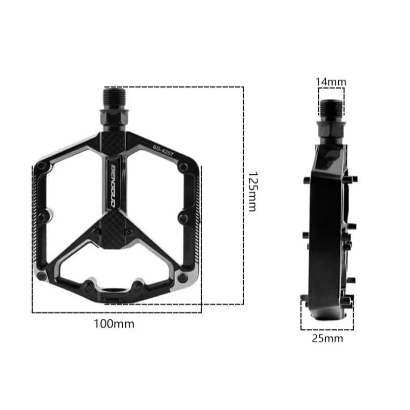 Aluminum Alloy Bicycle Pedals with Quick Release
