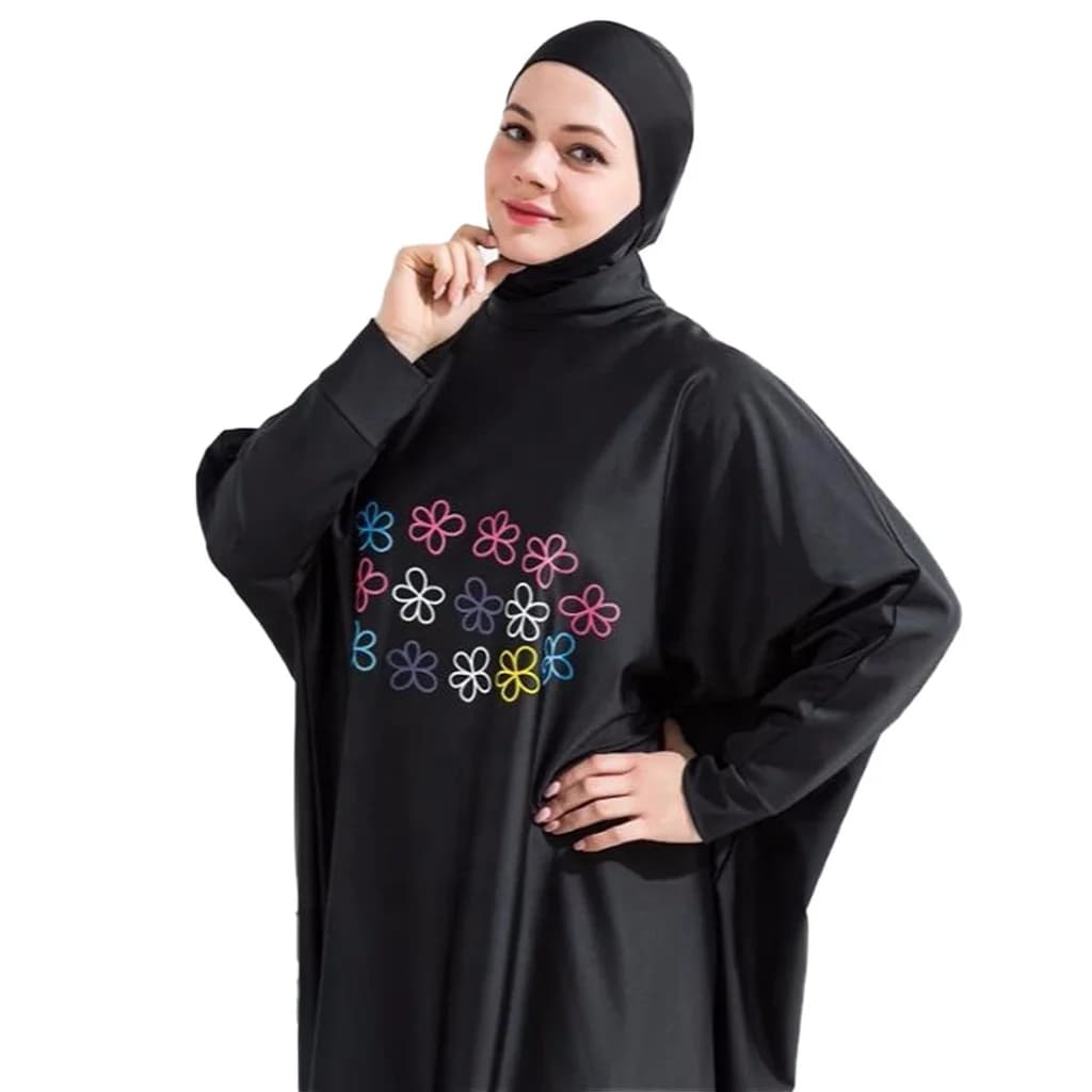 Women's Modest Swimwear Set with Hijab