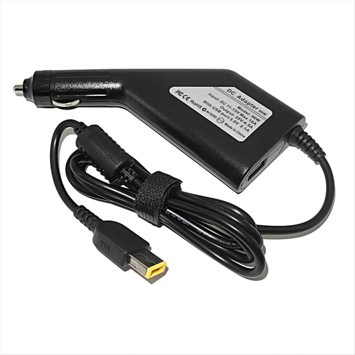 90W DC Laptop Car Charger 20V 4.5A