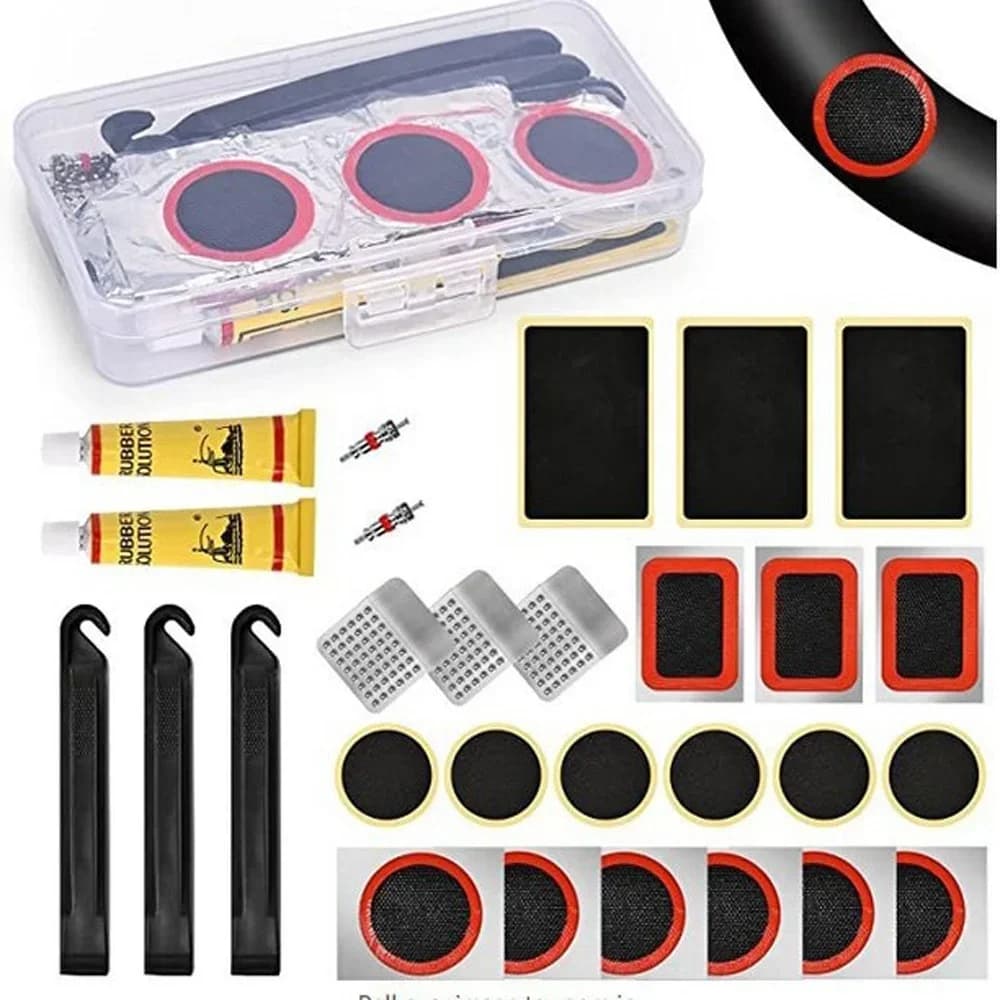 Bicycle Tire Repair Kit with Cold Patch