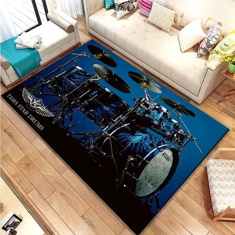 Musical Rock Rug Non-Slip Area Mat