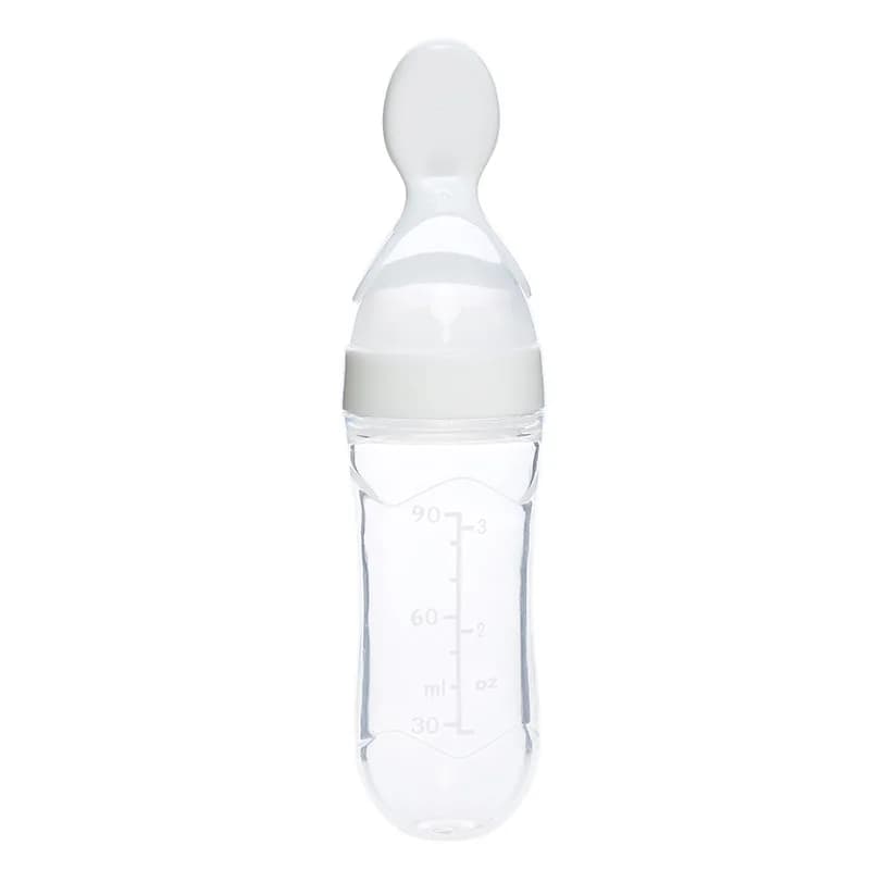 Baby Feeding Bottle with Spoon Feeder