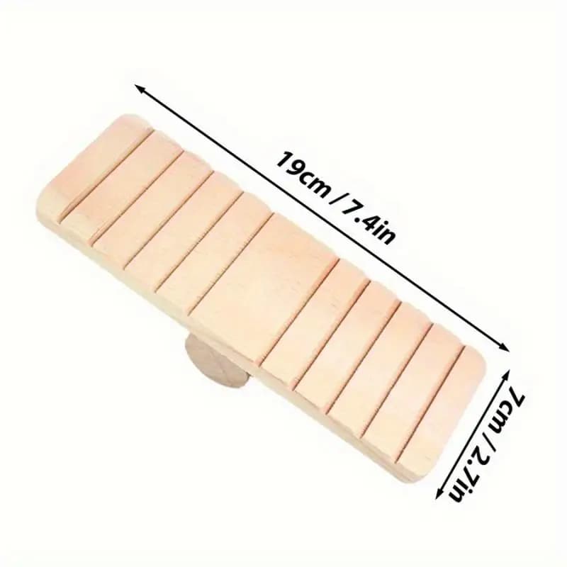 Wooden Play House Seesaw for Small Animals
