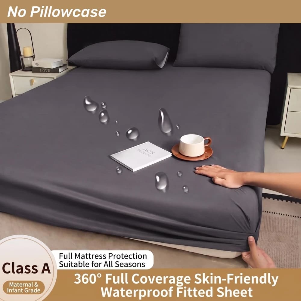 Waterproof Mattress Cover Fitted Sheet