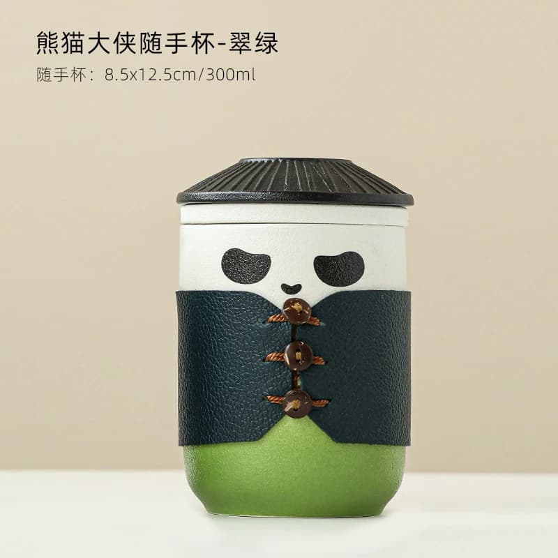 Ceramic Tea Cup with Infuser and Lid