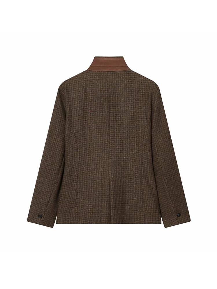 Women's Fall Clothes For Women Blazer Commute Elegant Slim Buttons Plaid Blazer New Fashion Chic Suit Blazer