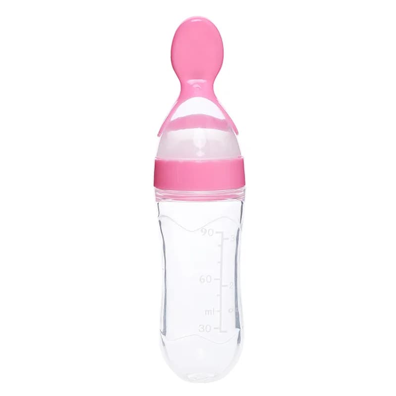 Baby Feeding Bottle with Spoon Feeder