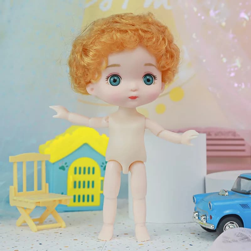 16cm Articulated Baby Doll with Outfit