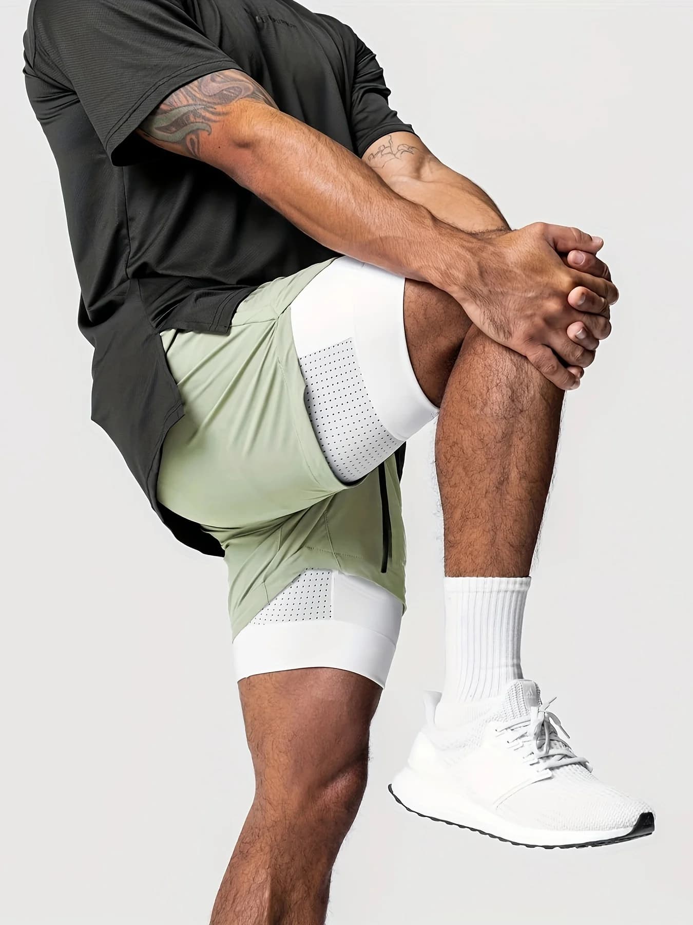 Men's Double Layer Basketball Shorts
