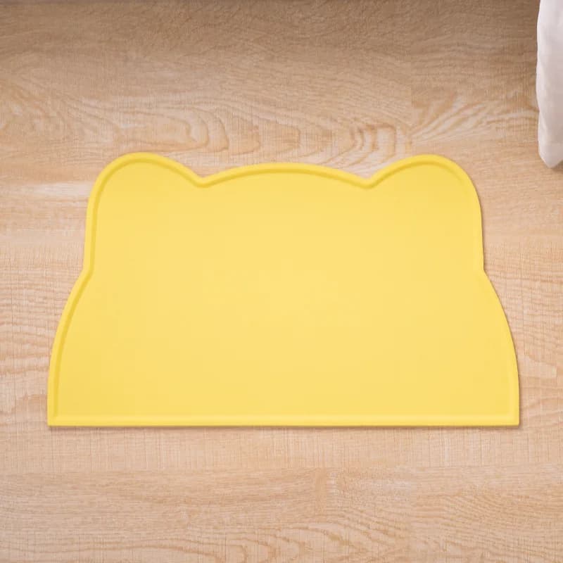 Silicone Pet Feeding Mat with Raised Edge