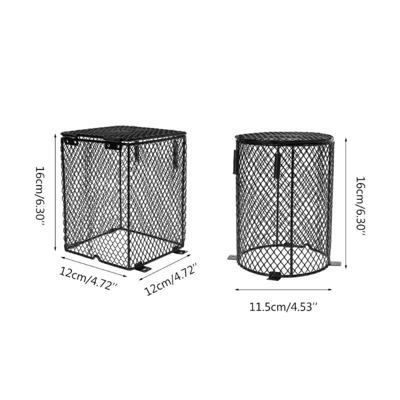 Reptile Heat Lamp Guard Mesh Cover