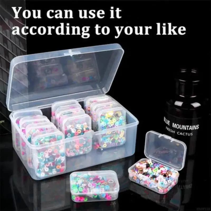 Clear Compartment Storage Organizer Box