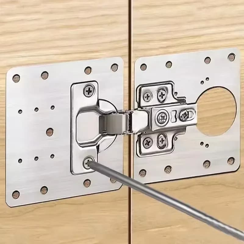 Cabinet Door Hinge Repair Mounting Plate