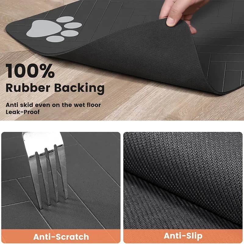 Pet Placemat Waterproof Dog and Cat Bowl Mat