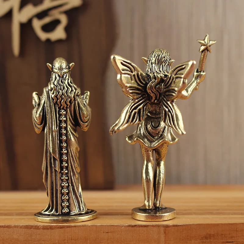 Fairy Princess Figure Home Decor  Ornament Retro Desktop Decoration Craft Fairy Prophet Ornament
