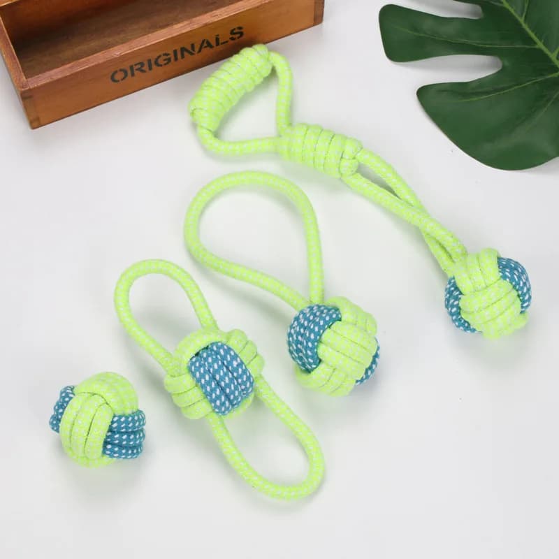 Interactive Cotton Rope Dog Toy Set