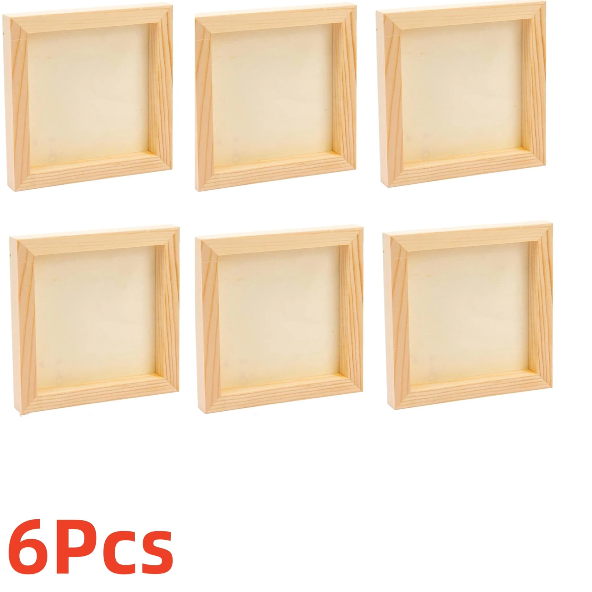 Unfinished Wood Painting Panels 8x8 Inch