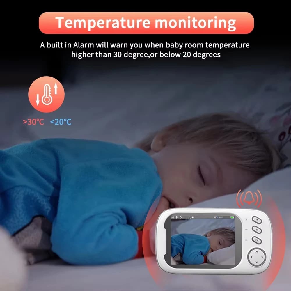 Baby Monitor with 3.5 inch Display and Camera